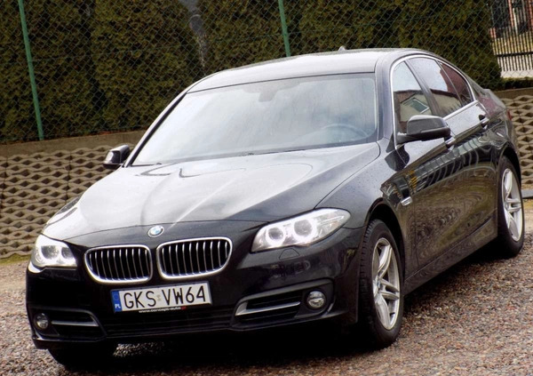 BMW Seria 5 cena 62999 przebieg: 195000, rok produkcji 2014 z Zakliczyn małe 379